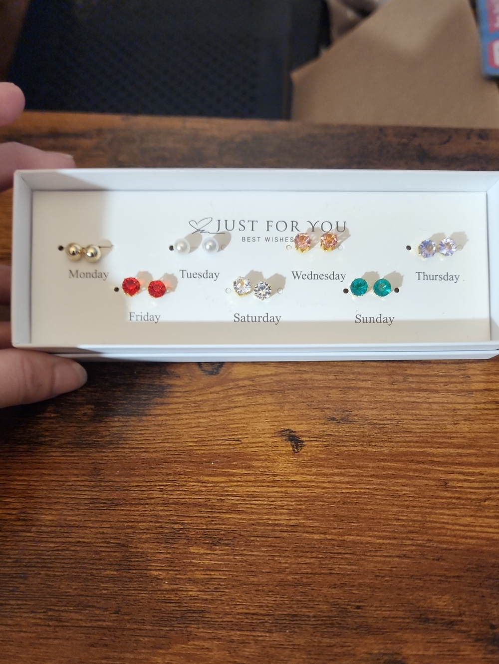 FIRM PRICE Just For You Women's 7-Pair Stud Earring Set - Multicolor